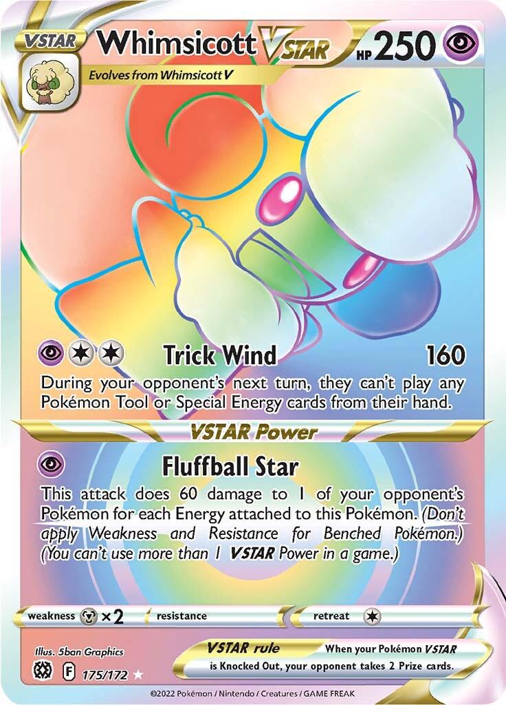 Whimsicott VSTAR (175/172) [Sword & Shield: Brilliant Stars] - Doe's Cards