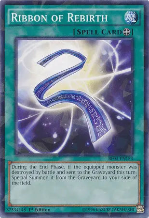 Ribbon of Rebirth [BP03-EN153] Shatterfoil Rare - Doe's Cards