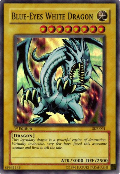 Blue-Eyes White Dragon [SKE-001] Super Rare - Doe's Cards