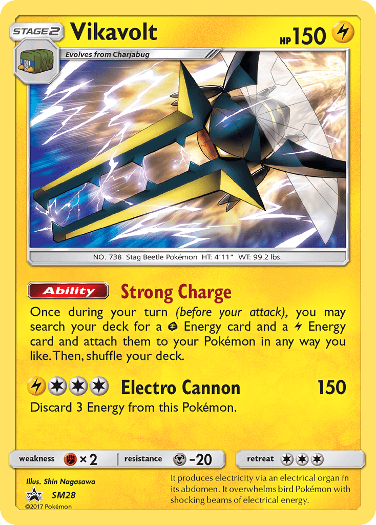 Vikavolt (SM28) [Sun & Moon: Black Star Promos] - Doe's Cards