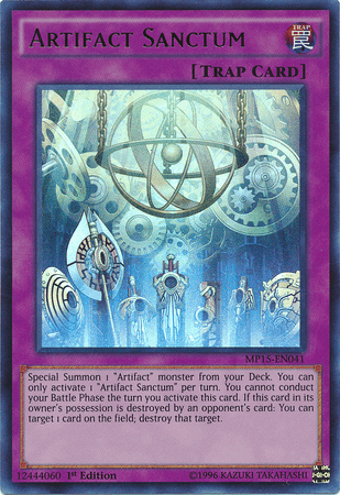 Artifact Sanctum [MP15-EN041] Ultra Rare - Doe's Cards