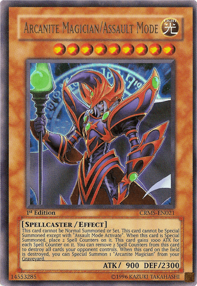 Arcanite Magician/Assault Mode [CRMS-EN021] Ultra Rare - Doe's Cards