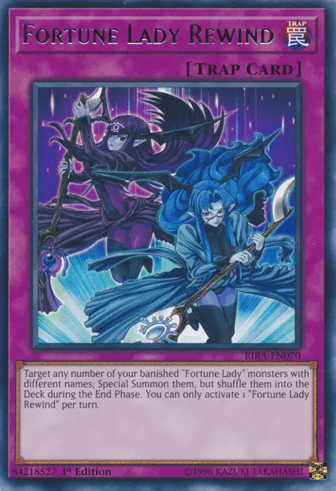 Fortune Lady Rewind [RIRA-EN070] Rare - Doe's Cards