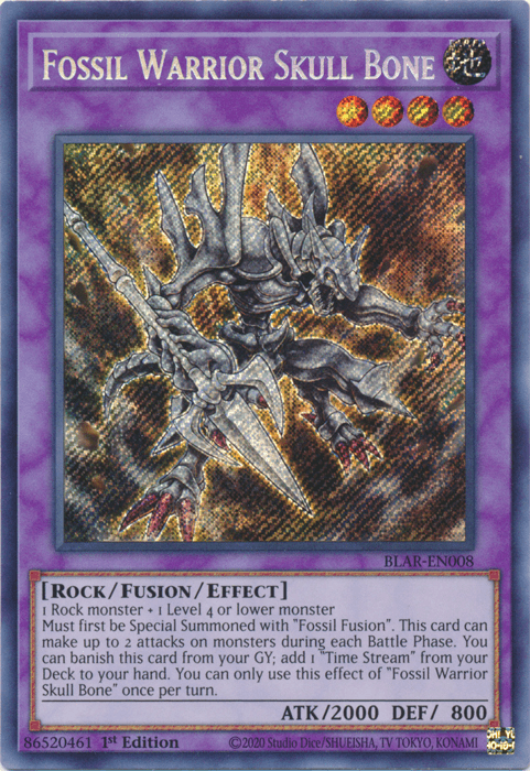 Fossil Warrior Skull Bone [BLAR-EN008] Secret Rare - Doe's Cards