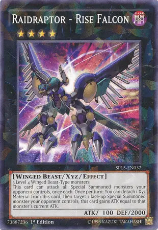 Raidraptor - Rise Falcon [SP15-EN037] Shatterfoil Rare - Doe's Cards
