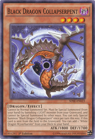 Black Dragon Collapserpent [SDSE-EN023] Common - Doe's Cards