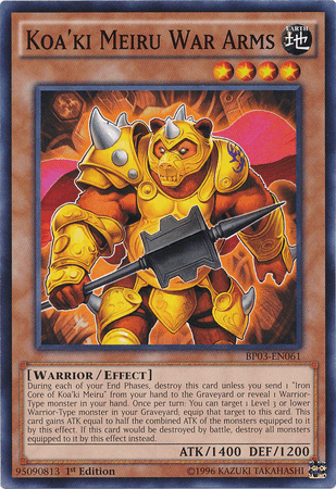 Koa'ki Meiru War Arms [BP03-EN061] Common - Doe's Cards