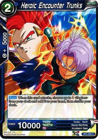 Heroic Encounter Trunks (BT4-033) [Colossal Warfare] - Doe's Cards