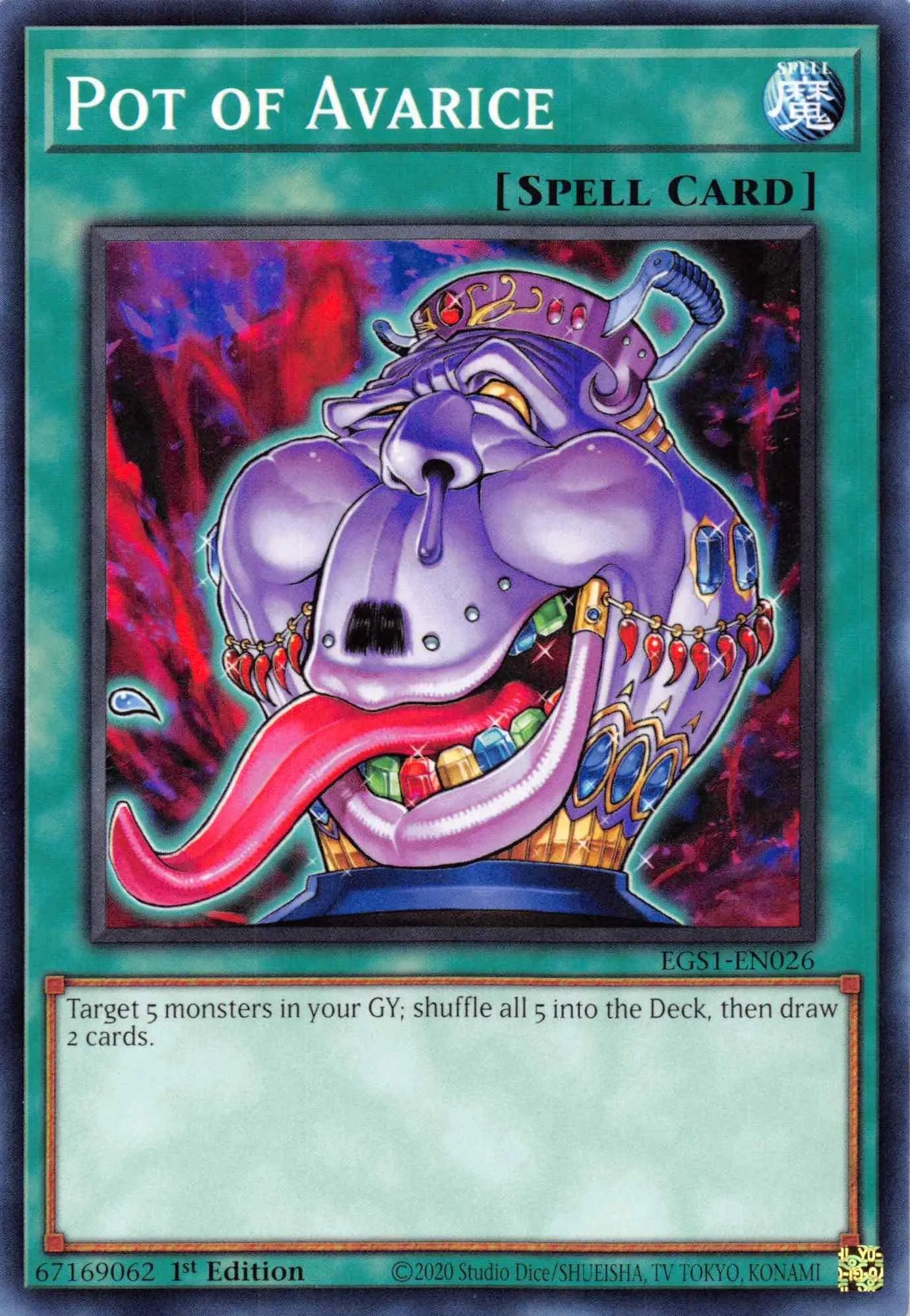 Pot of Avarice [EGS1-EN026] Common - Doe's Cards