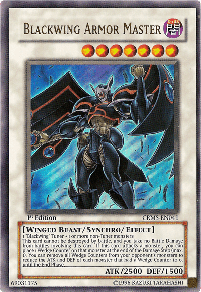 Blackwing Armor Master [CRMS-EN041] Ultra Rare - Doe's Cards