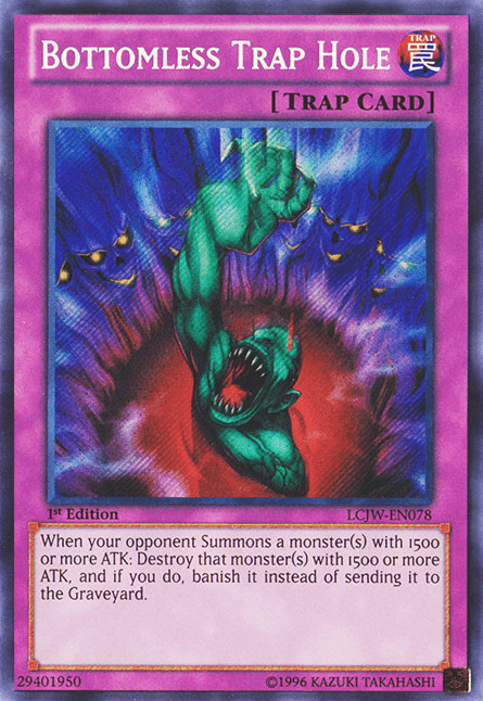 Bottomless Trap Hole [LCJW-EN078] Secret Rare - Doe's Cards