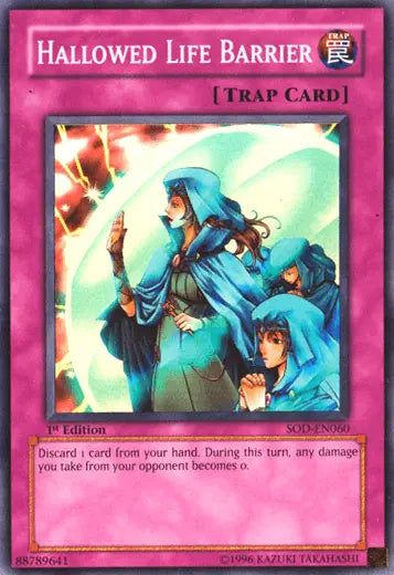Hallowed Life Barrier [SOD-EN060] Super Rare - Doe's Cards