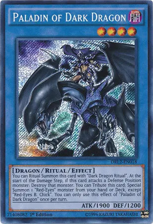 Paladin of Dark Dragon [DRL2-EN018] Secret Rare - Doe's Cards