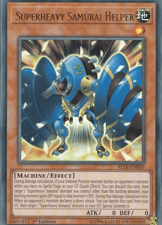 Superheavy Samurai Helper [BLLR-EN009] Ultra Rare - Doe's Cards