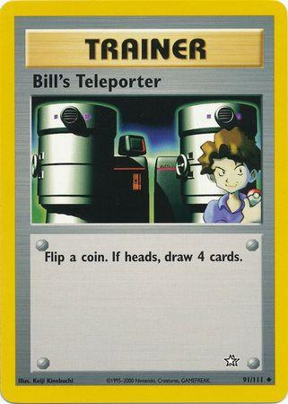 Bill's Teleporter (91/111) [Neo Genesis Unlimited] - Doe's Cards