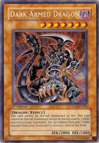 Dark Armed Dragon [PTDN-EN019] Secret Rare - Doe's Cards