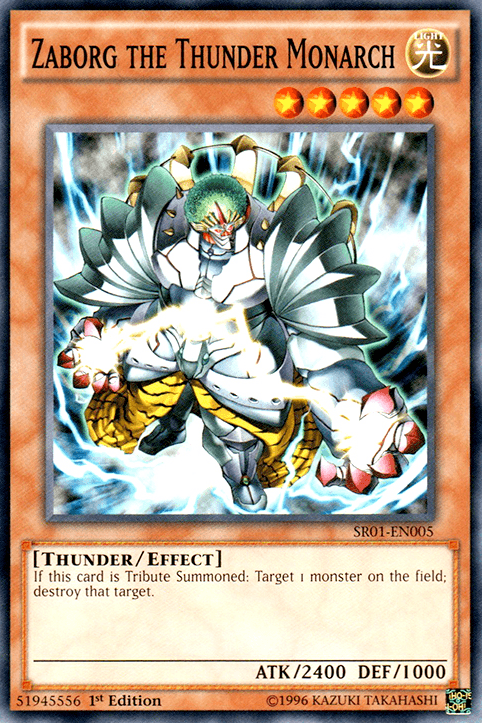 Zaborg the Thunder Monarch [SR01-EN005] Common - Doe's Cards