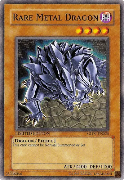 Rare Metal Dragon [GLD1-EN020] Common - Doe's Cards