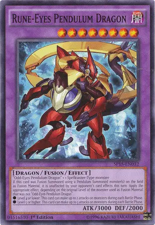 Rune-Eyes Pendulum Dragon [SP15-EN032] Common - Doe's Cards