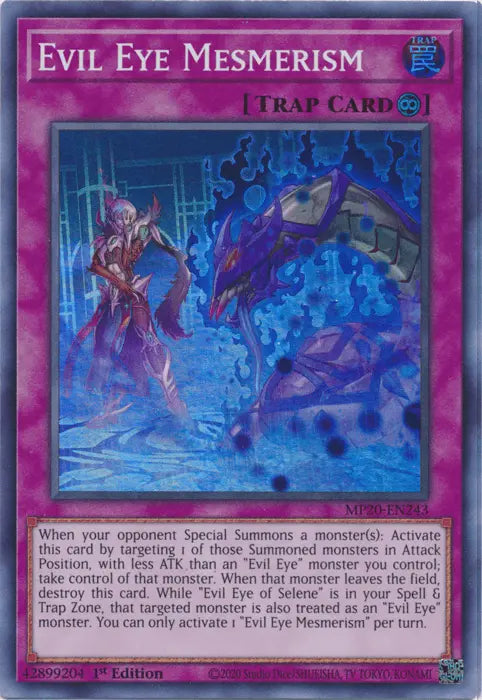 Evil Eye Mesmerism [MP20-EN243] Super Rare - Doe's Cards