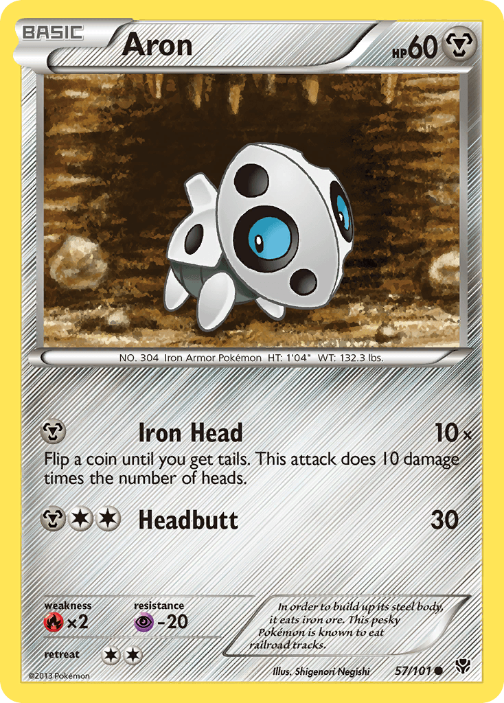 Aron (57/101) [Black & White: Plasma Blast] - Doe's Cards