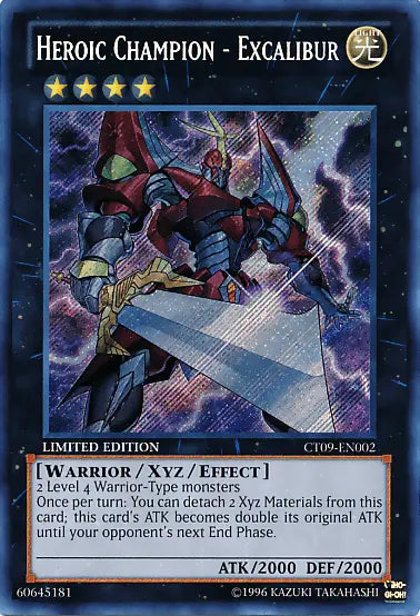 Heroic Champion - Excalibur [CT09-EN002] Secret Rare - Doe's Cards