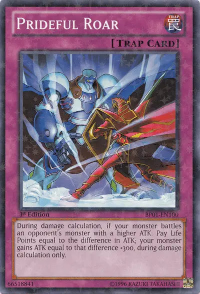 Prideful Roar [BP01-EN100] Starfoil Rare - Doe's Cards