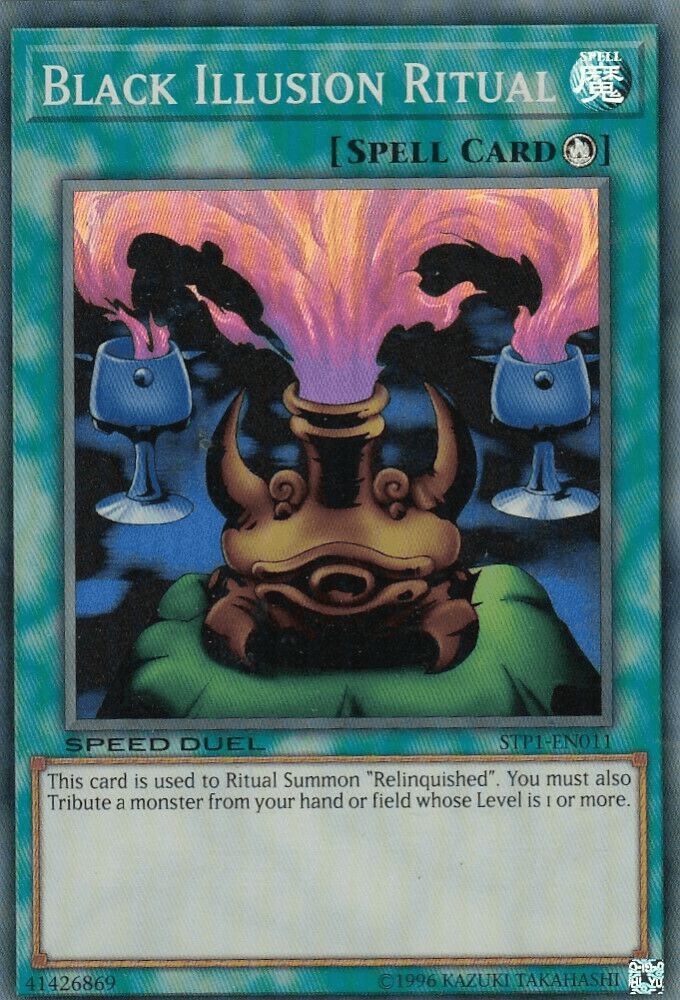 Black Illusion Ritual [STP1-EN011] Super Rare - Doe's Cards