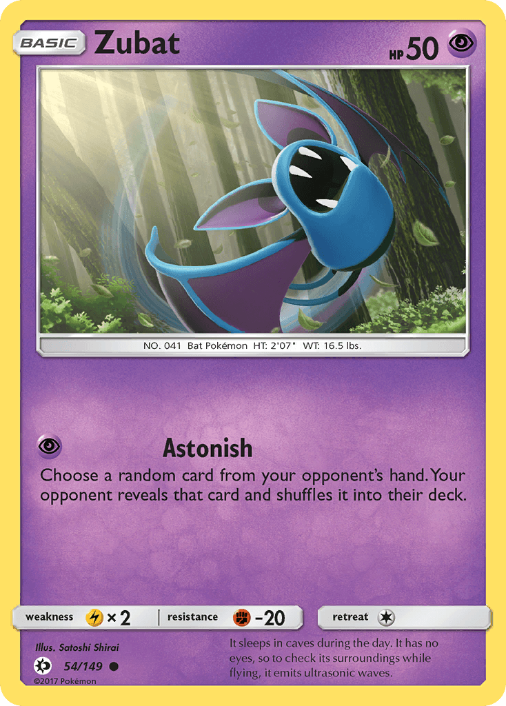 Zubat (54/149) [Sun & Moon: Base Set] - Doe's Cards