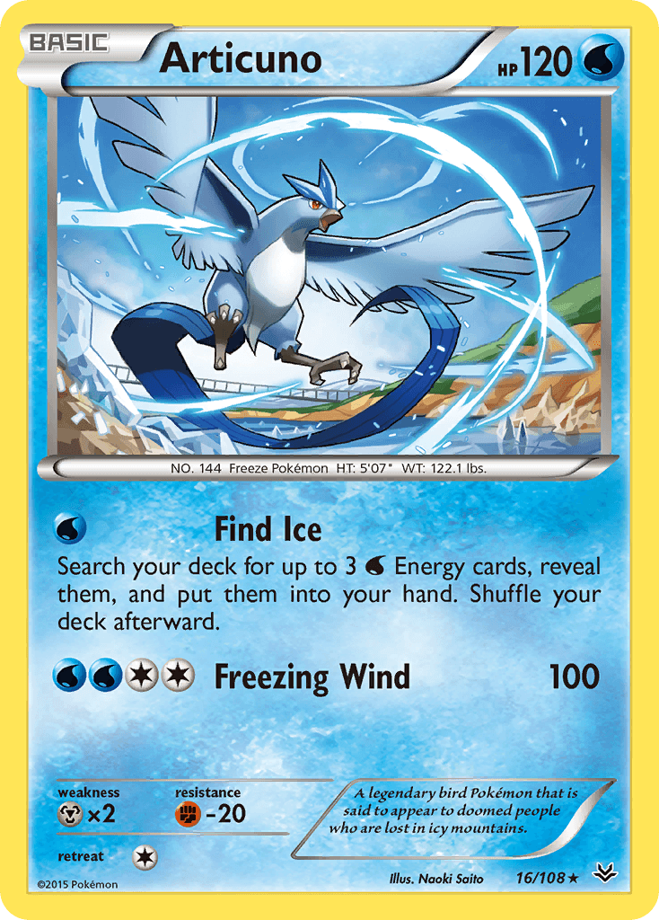 Articuno (16/108) [XY: Roaring Skies] - Doe's Cards