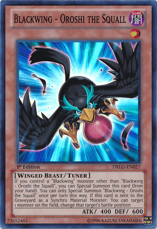 Blackwing - Oroshi the Squall [DRLG-EN027] Super Rare - Doe's Cards