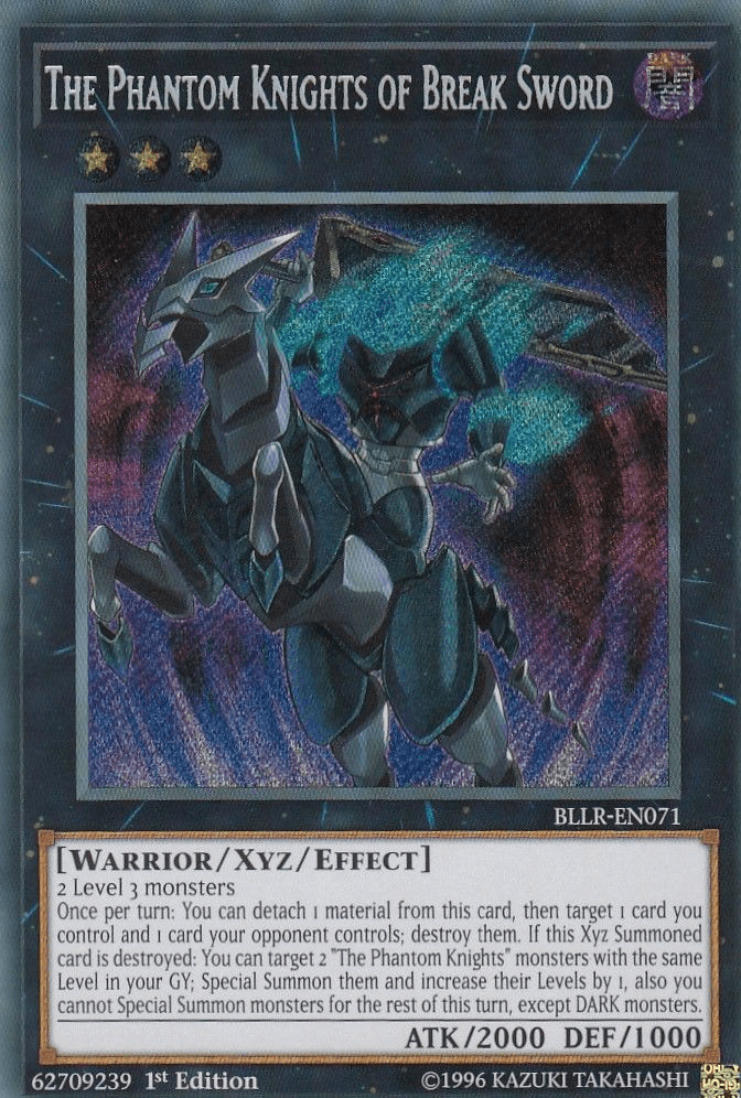 The Phantom Knights of Break Sword [BLLR-EN071] Secret Rare - Doe's Cards