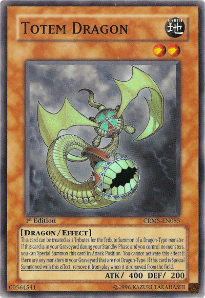 Totem Dragon [CRMS-EN085] Super Rare - Doe's Cards