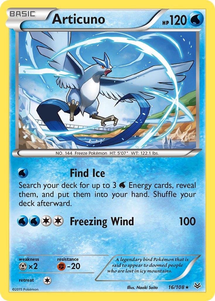 Articuno (16/108) (Theme Deck Exclusive) [XY: Roaring Skies] - Doe's Cards