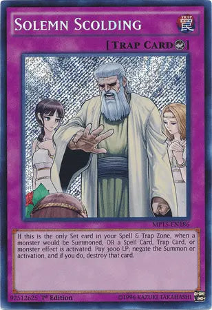 Solemn Scolding [MP15-EN186] Secret Rare - Doe's Cards