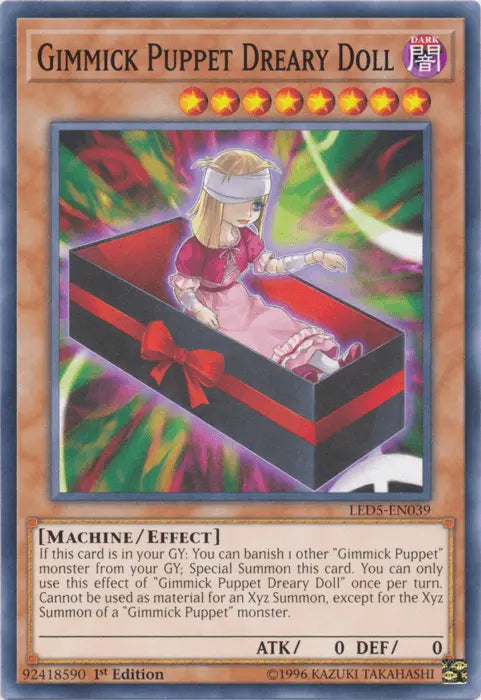 Gimmick Puppet Dreary Doll [LED5-EN039] Common - Doe's Cards