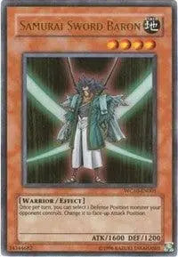 Samurai Sword Baron [WC10-EN001] Ultra Rare - Doe's Cards