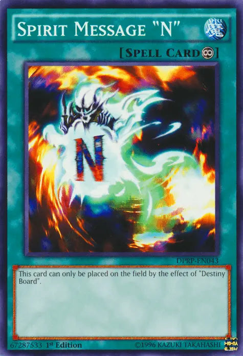 Spirit Message "N" [DPRP-EN043] Common - Doe's Cards