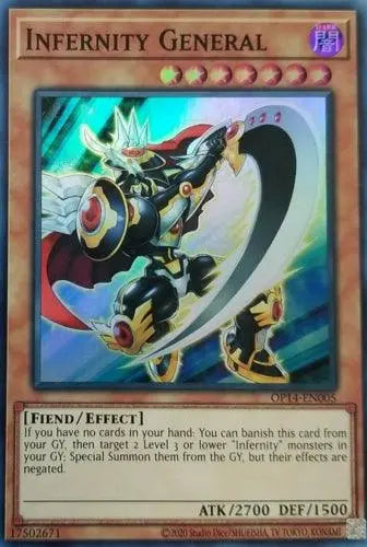 Infernity General [OP14-EN005] Super Rare - Doe's Cards