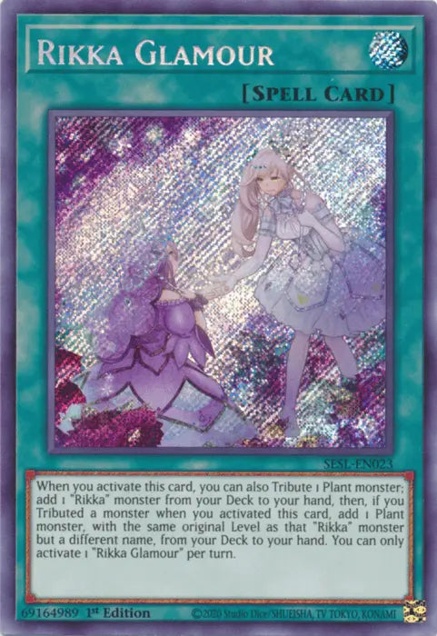 Rikka Glamour [SESL-EN023] Secret Rare - Doe's Cards