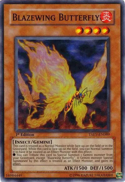 Blazewing Butterfly [TAEV-EN089] Super Rare - Doe's Cards