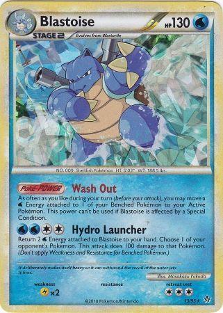Blastoise (13/95) (Cracked Ice Holo) [HeartGold & SoulSilver: Unleashed] - Doe's Cards