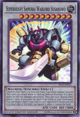 Superheavy Samurai Warlord Susanowo [SECE-ENS11] Super Rare - Doe's Cards