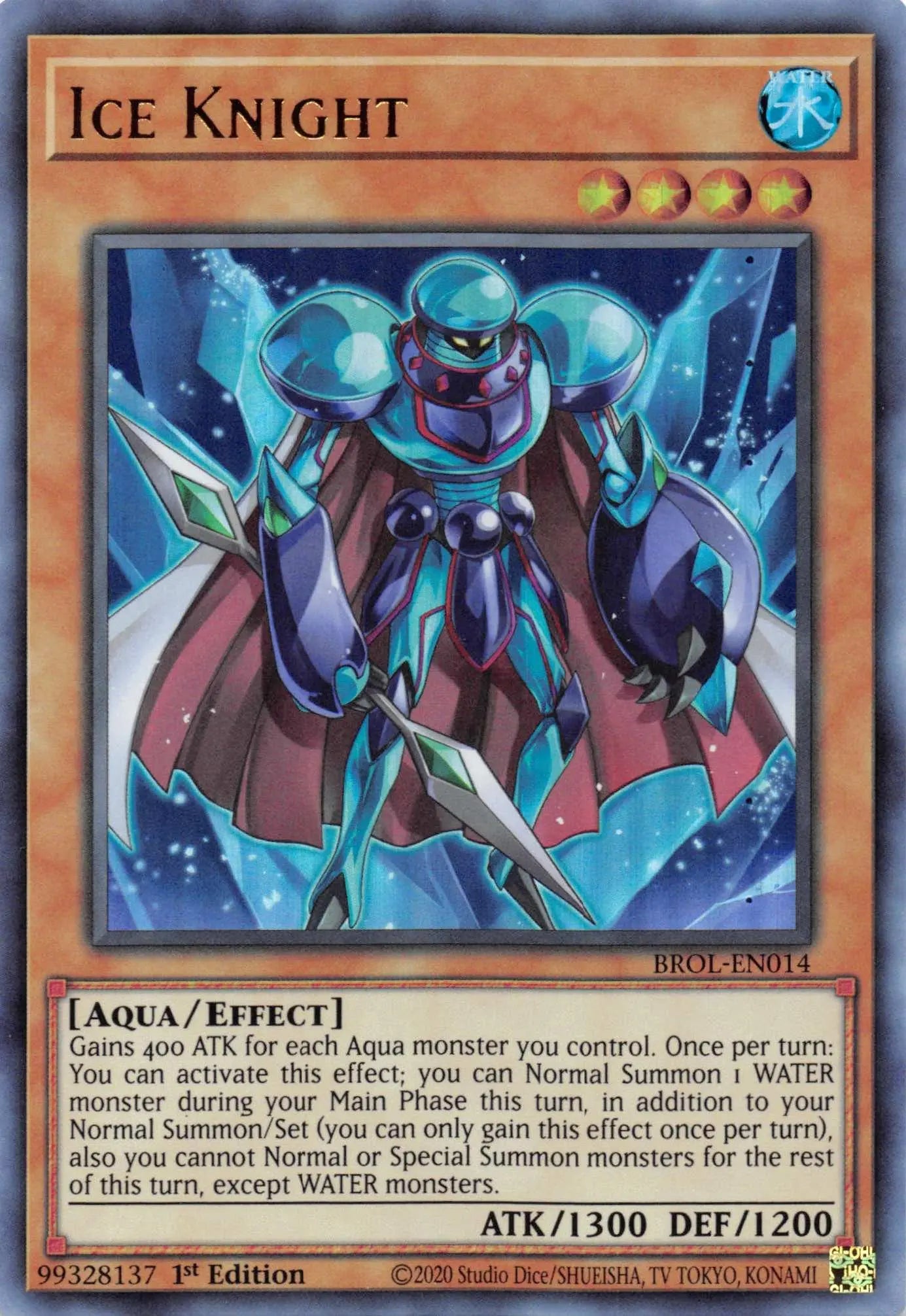 Ice Knight [BROL-EN014] Ultra Rare - Doe's Cards