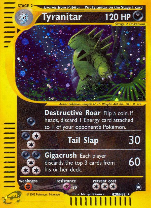 Tyranitar (H28/H32) [Aquapolis] - Doe's Cards