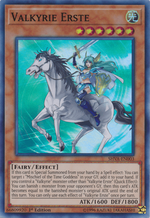 Valkyrie Erste [SHVA-EN003] Super Rare - Doe's Cards