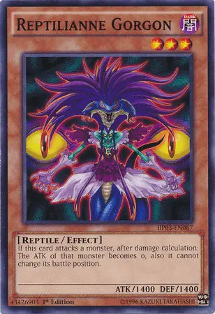 Reptilianne Gorgon [BP03-EN067] Common - Doe's Cards