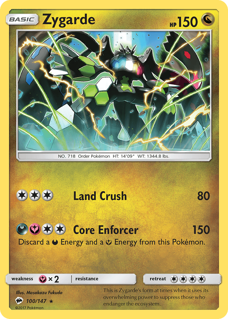 Zygarde (100/147) [Sun & Moon: Burning Shadows] - Doe's Cards