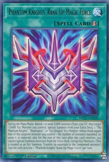 Phantom Knights' Rank-Up-Magic Force [MP21-EN200] Rare - Doe's Cards
