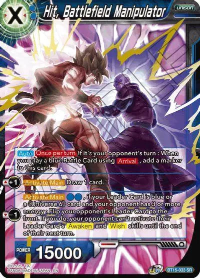 Hit, Battlefield Manipulator (BT15-033) [Saiyan Showdown] - Doe's Cards